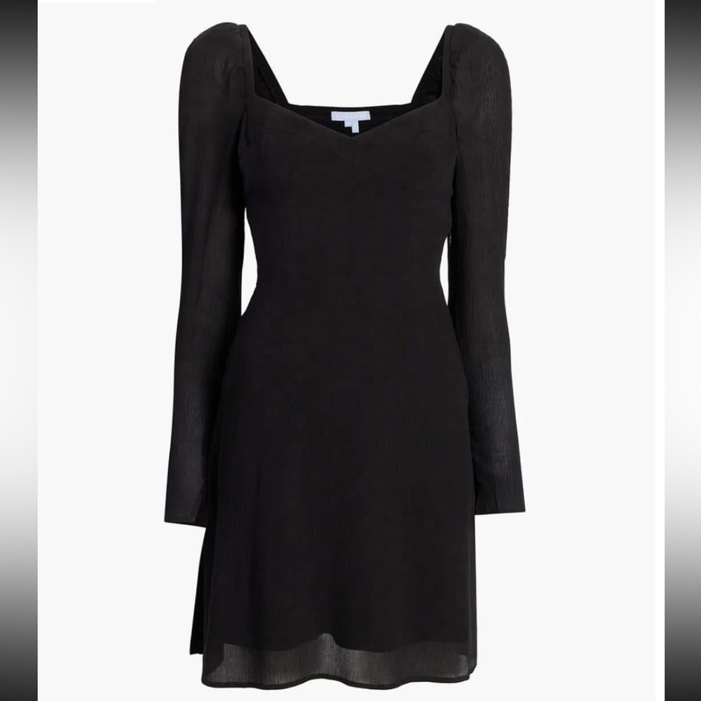 Felicity Black Long Sleeve Dress